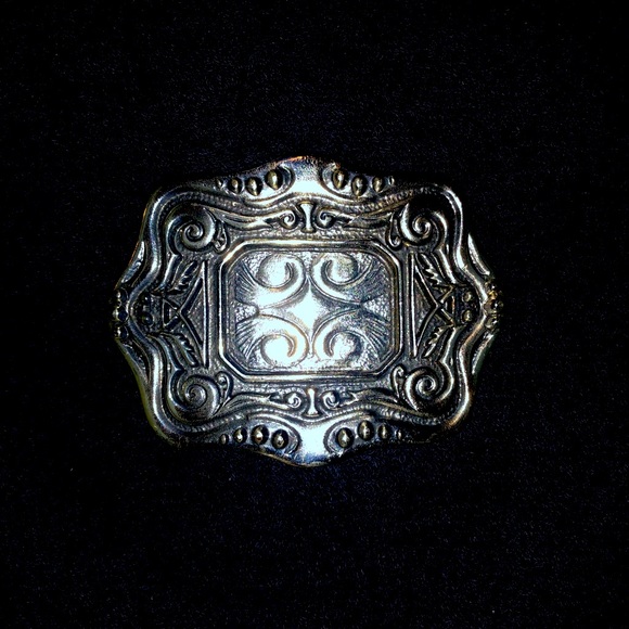 Nickel Belt Buckle-Vintage